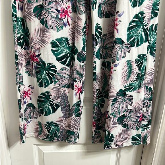 Wish Tropical Print Wide Leg Pants | Size XL - Picture 6 of 7